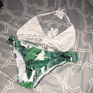 Two-piece bathing suit set